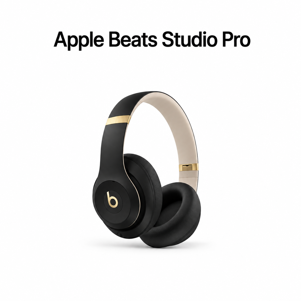 Apple Beats Studio Pro Wireless Over-Ear Headphones Black / Gold