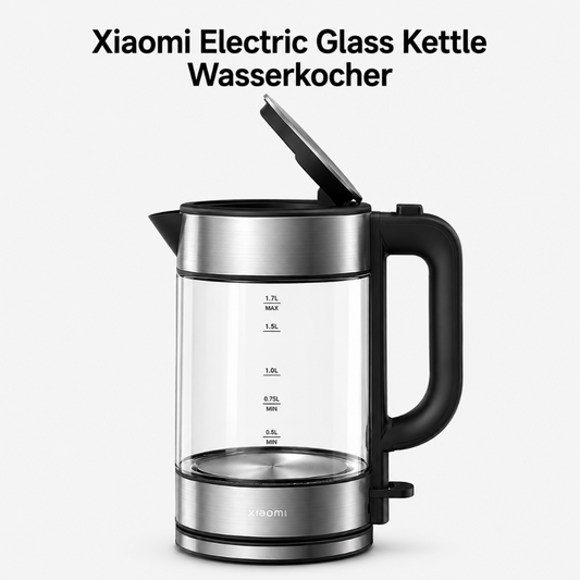 Ready4Handy™ | Xiaomi Electric Glass Kettle Wasserkocher Black